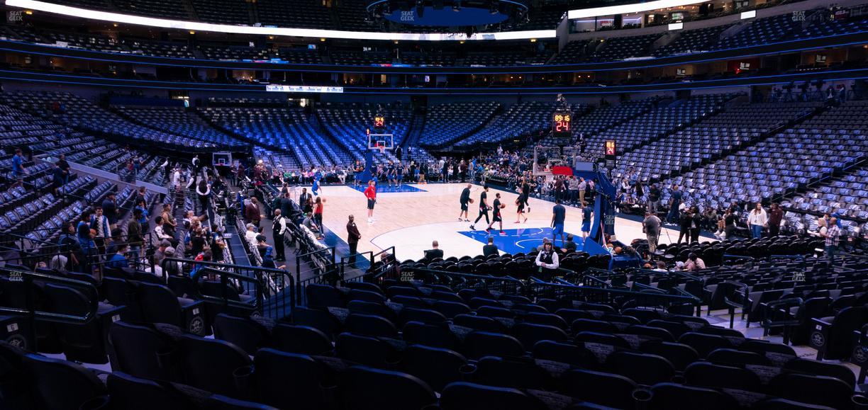 American Airlines Center - Section 114 Seat View