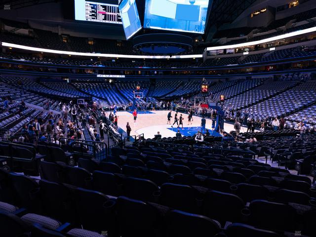 American Airlines Center - Section 114 Seat View