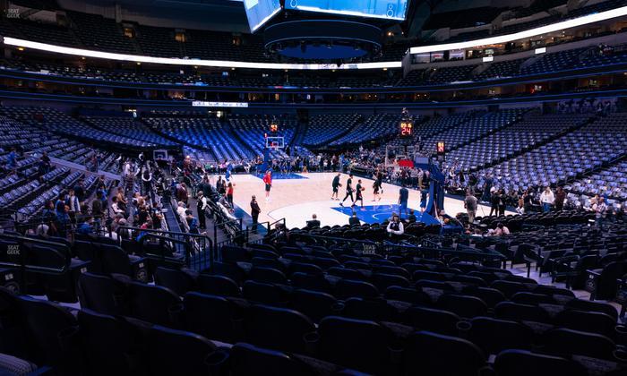 American Airlines Center - Section 114 Seat View