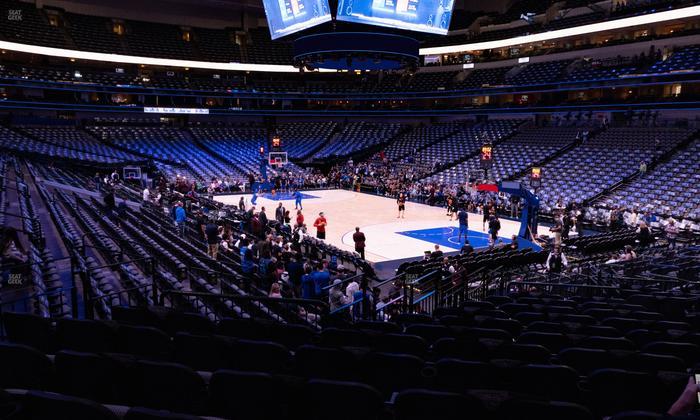 American Airlines Center - Section 115 Seat View