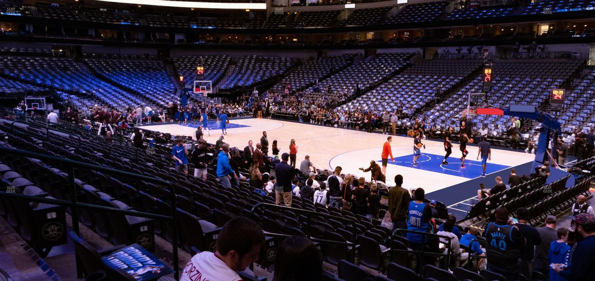 American Airlines Center - Section 116 Seat View