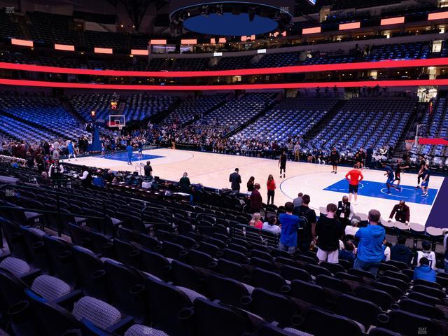 American Airlines Center - Section 117 Seat View