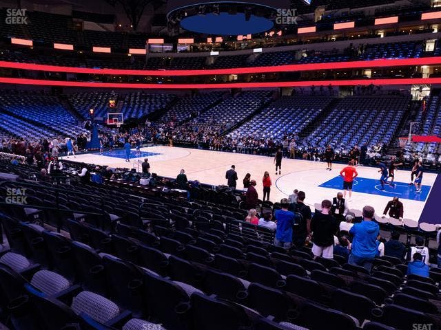 American Airlines Center - Section 117 Seat View