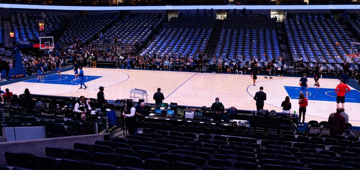 American Airlines Center - Section 118 Seat View