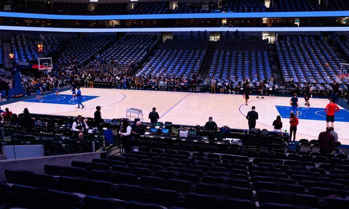 American Airlines Center - Section 118 Seat View