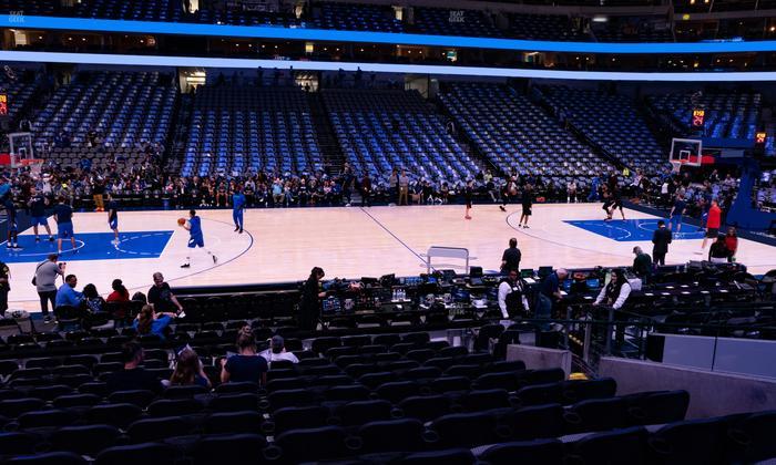 American Airlines Center - Section 119 Seat View