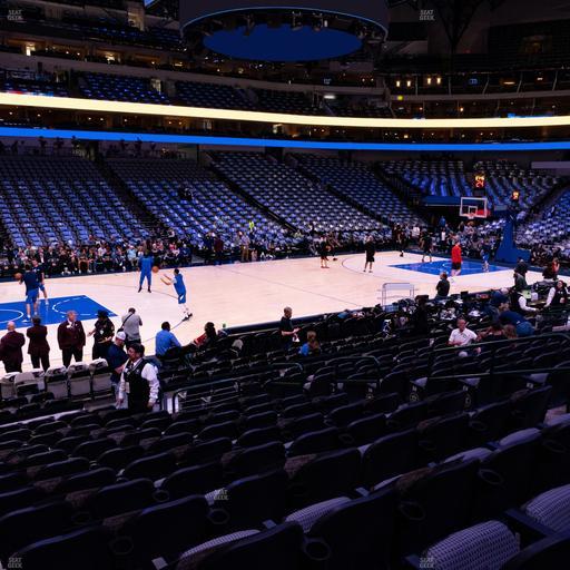 American Airlines Center - Section 120 Seat View