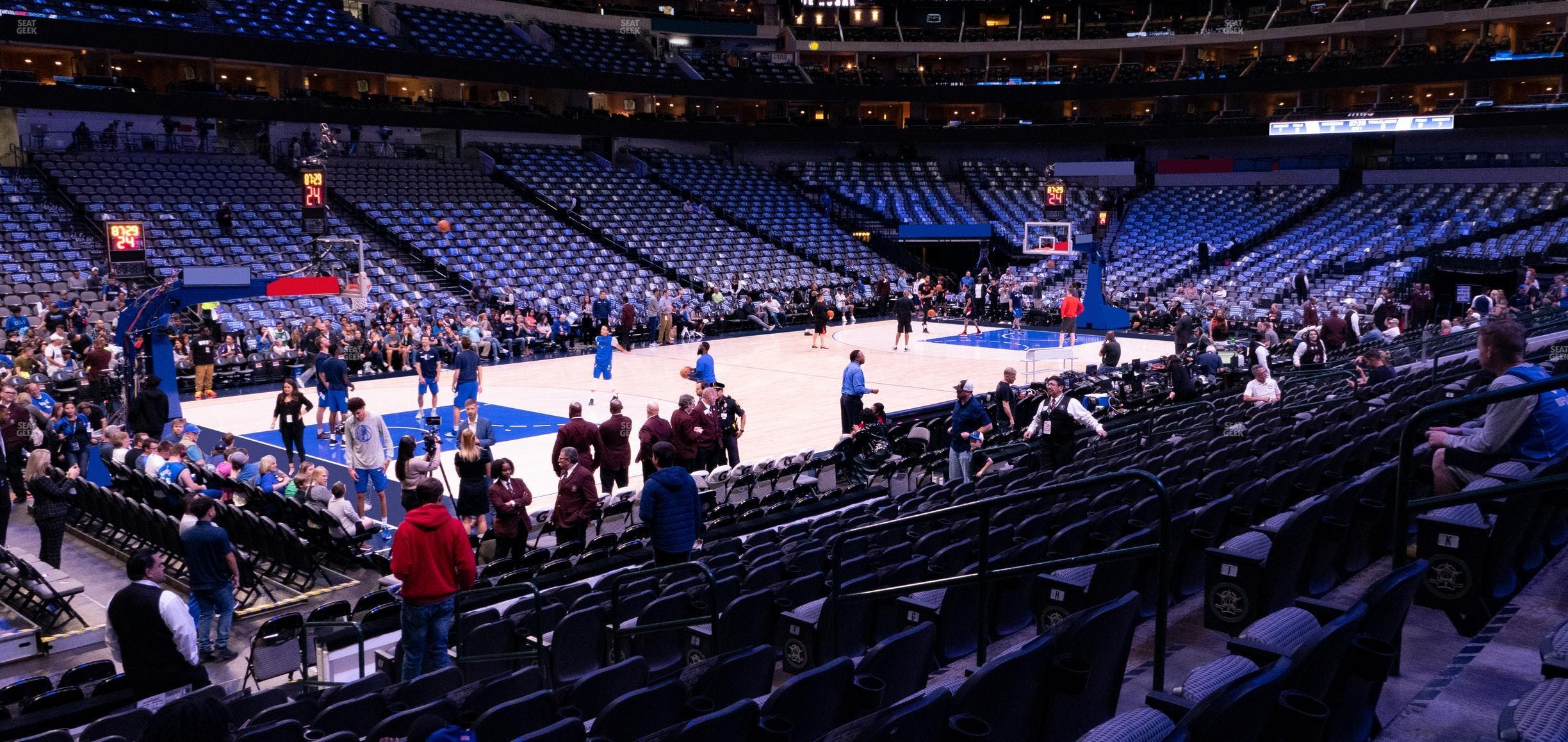 American Airlines Center - Section 121 Seat View