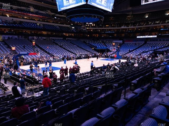 American Airlines Center - Section 121 Seat View