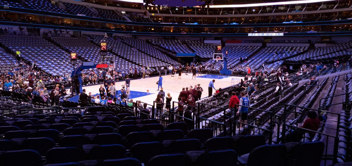 American Airlines Center - Section 122 Seat View
