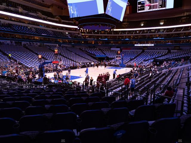 American Airlines Center - Section 122 Seat View