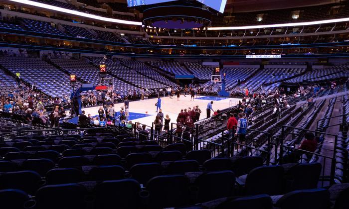 American Airlines Center - Section 122 Seat View