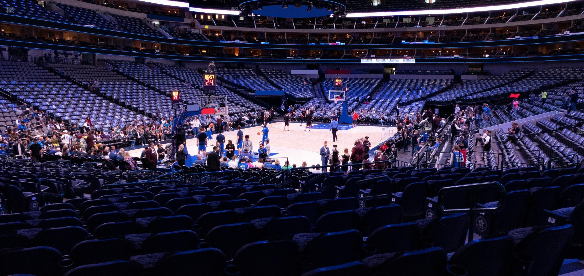 American Airlines Center - Section 123 Seat View