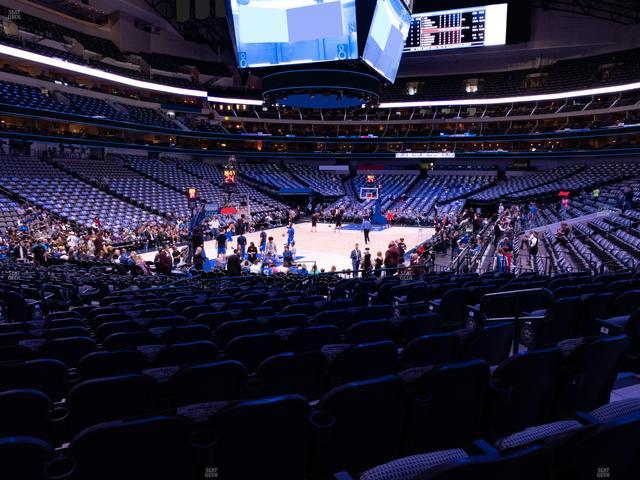 American Airlines Center - Section 123 Seat View