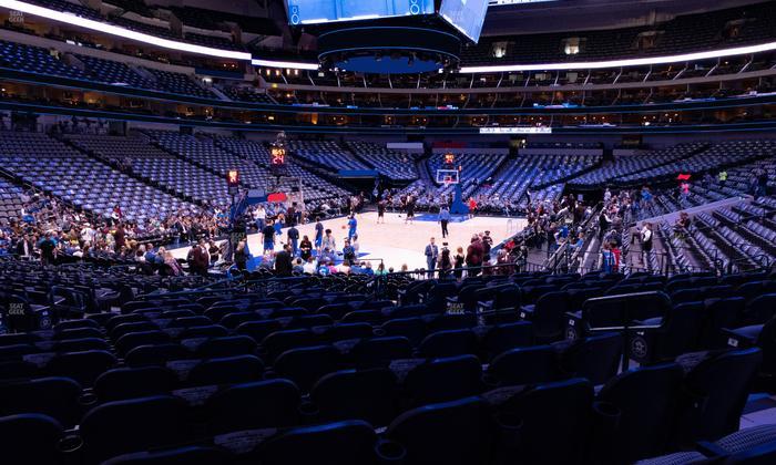 American Airlines Center - Section 123 Seat View