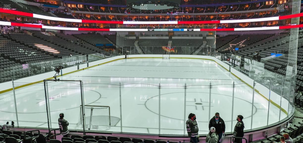 American Airlines Center - Section 124 Seat View