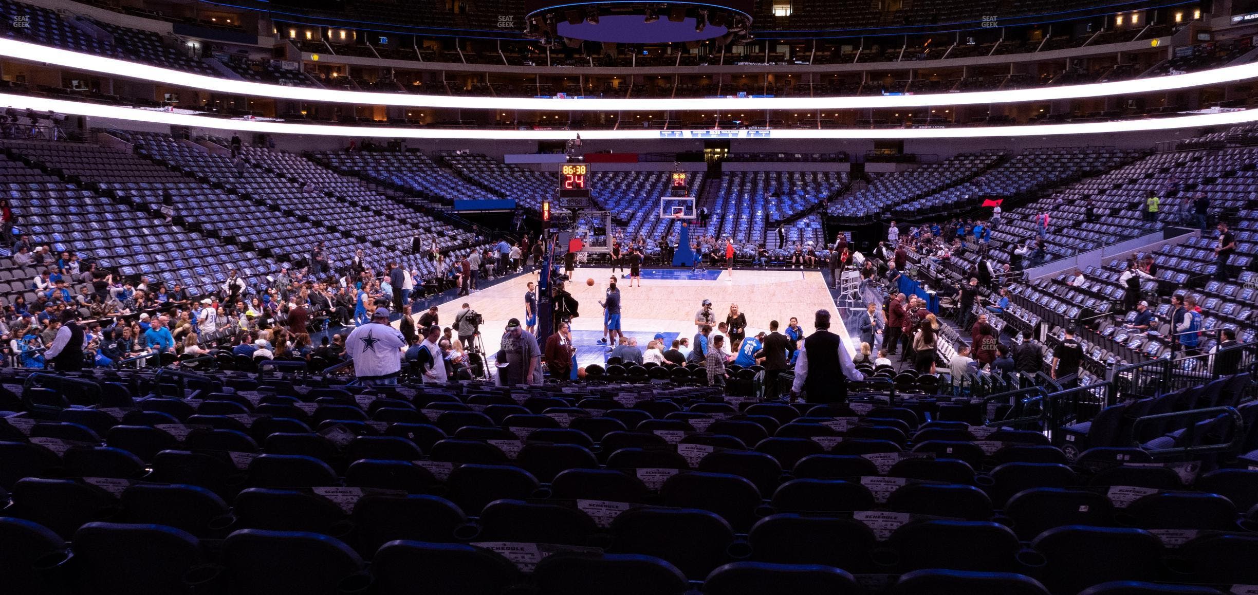American Airlines Center - Section 124 Seat View
