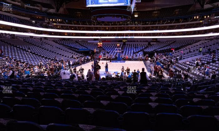 American Airlines Center - Section 124 Seat View