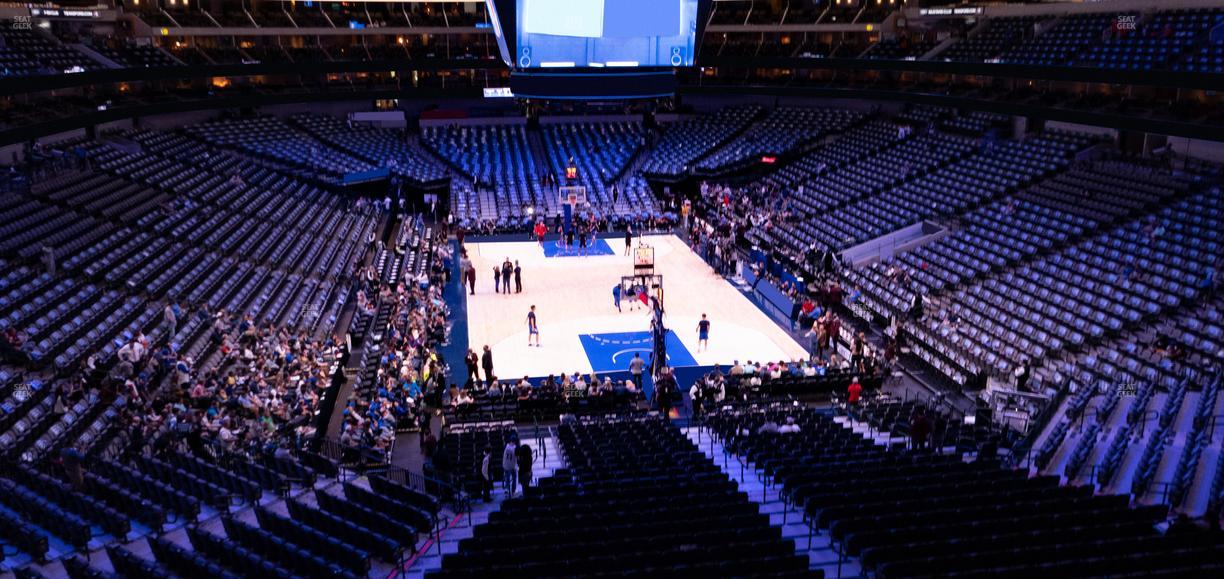 American Airlines Center - Section 202 Seat View