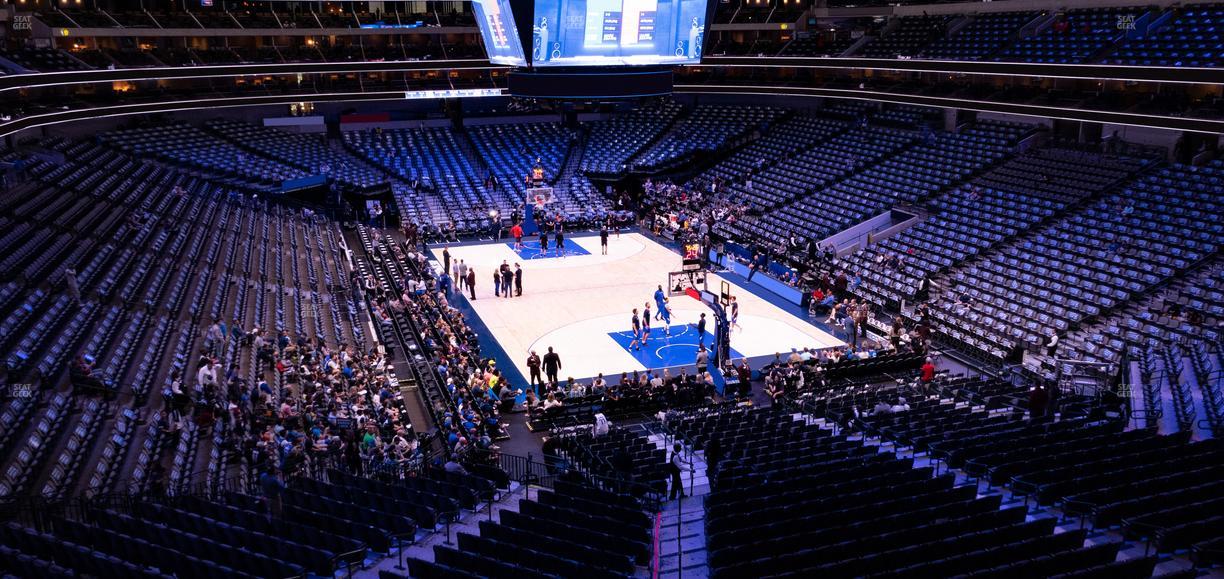 American Airlines Center - Section 203 Seat View