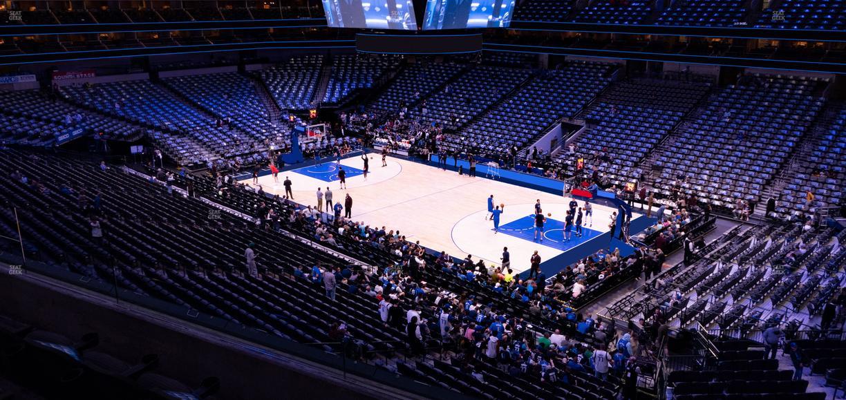 American Airlines Center - Section 206 Seat View