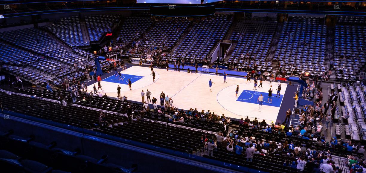 American Airlines Center - Section 208 Seat View