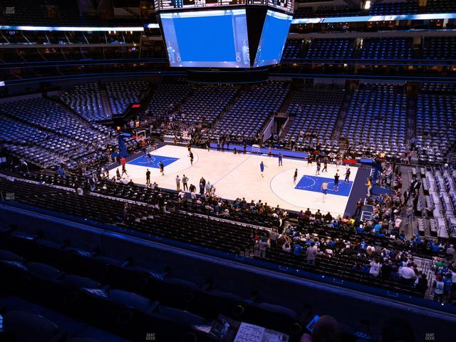 American Airlines Center - Section 208 Seat View