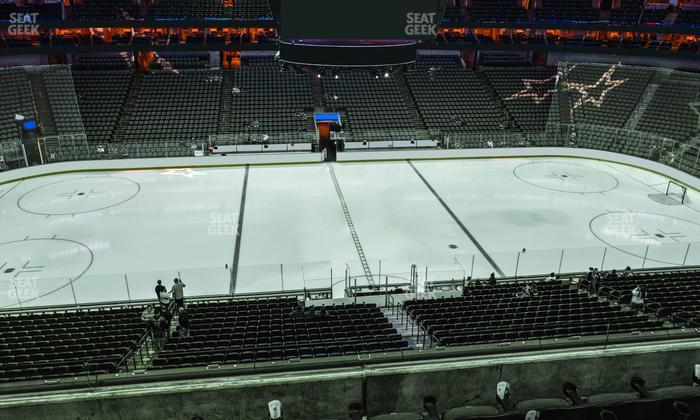 American Airlines Center - Section 210 Seat View