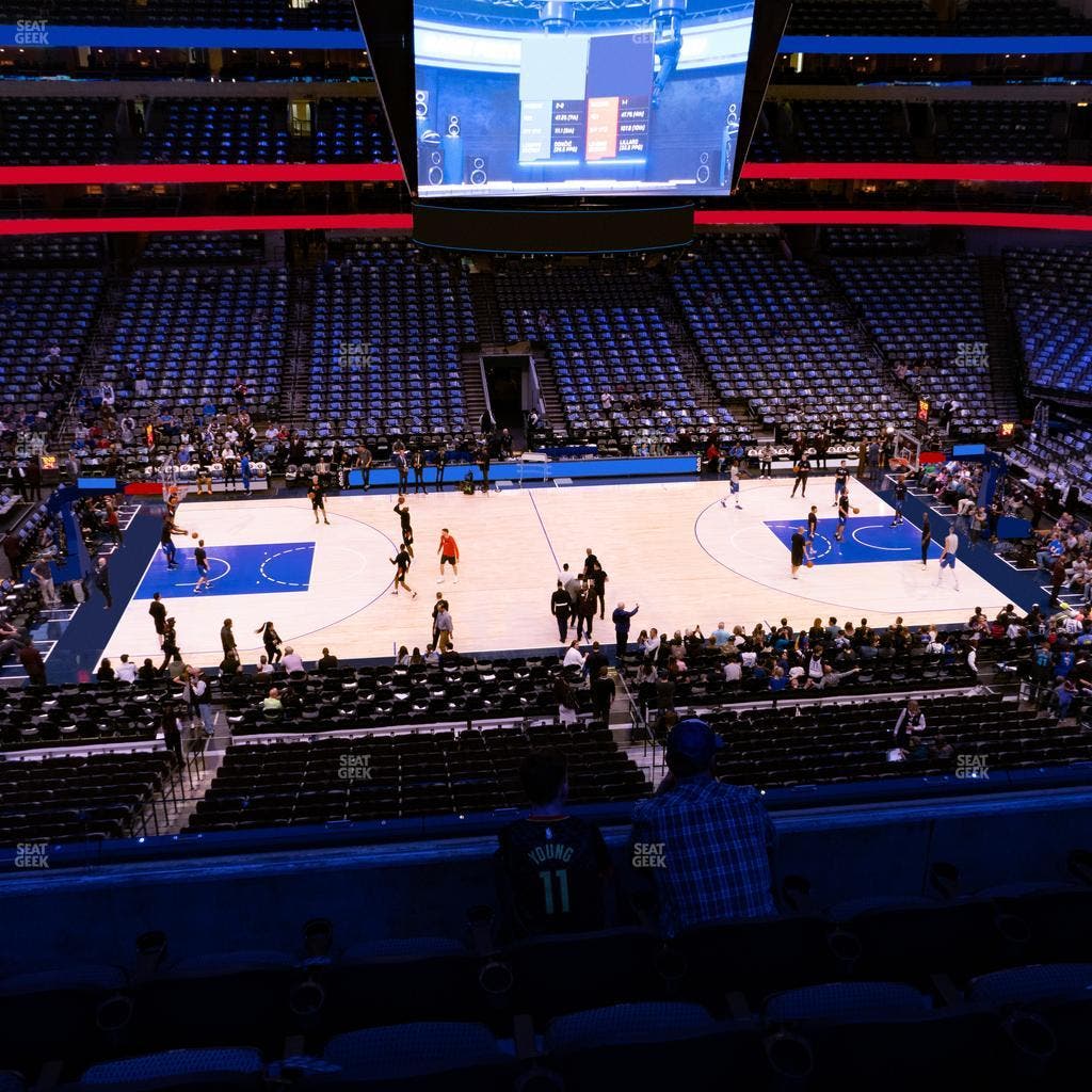American Airlines Center - Section 210 Seat View