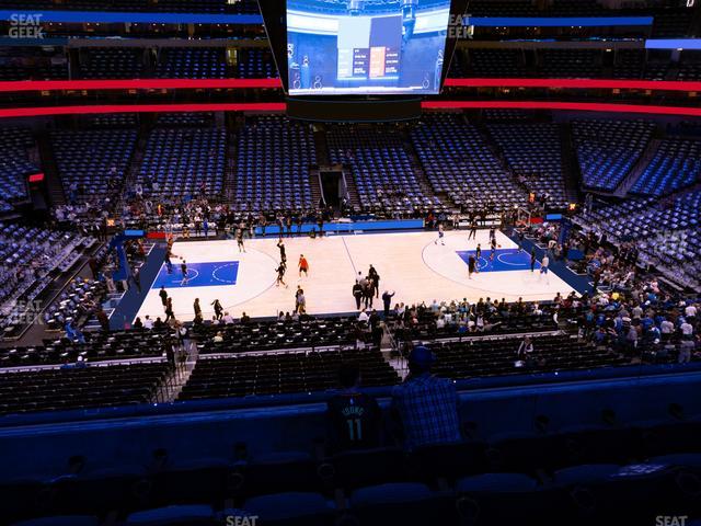 American Airlines Center - Section 210 Seat View