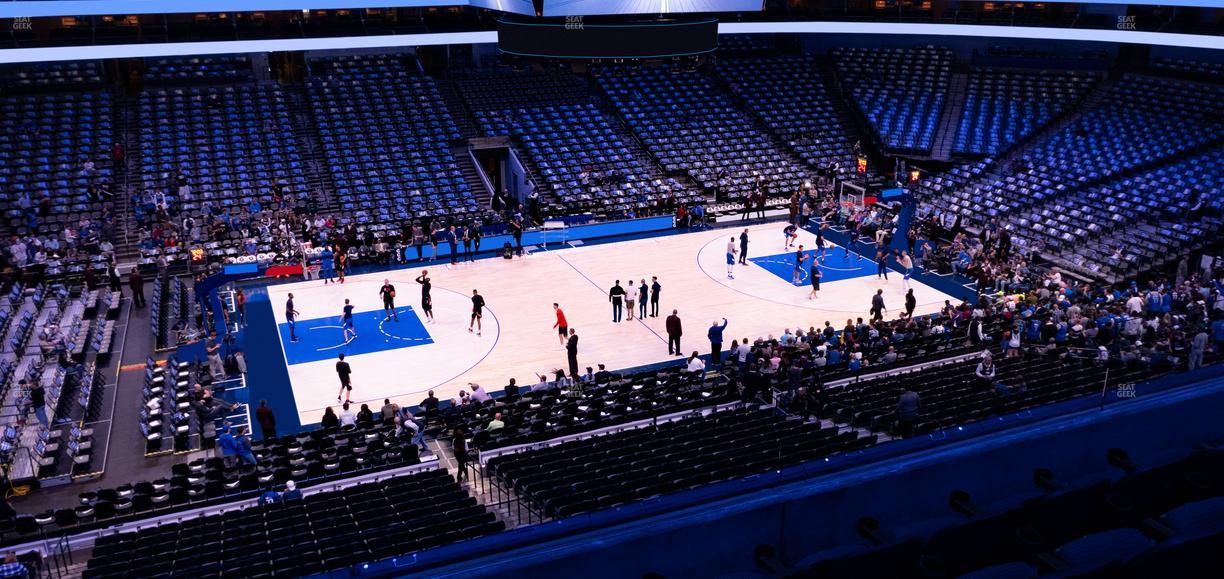 American Airlines Center - Section 211 Seat View