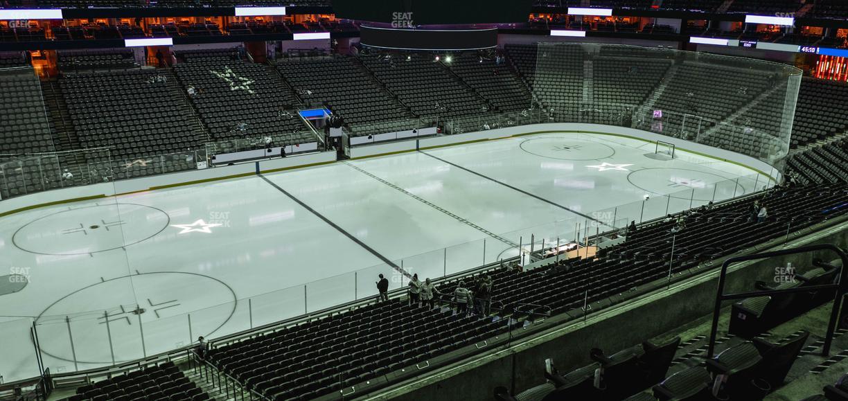 American Airlines Center - Section 212 Seat View
