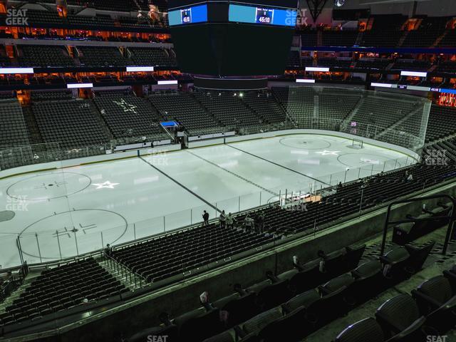 American Airlines Center - Section 212 Seat View