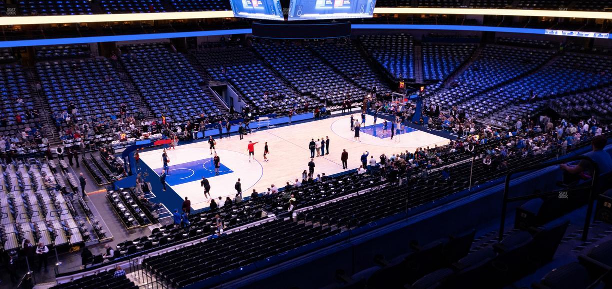 American Airlines Center - Section 212 Seat View