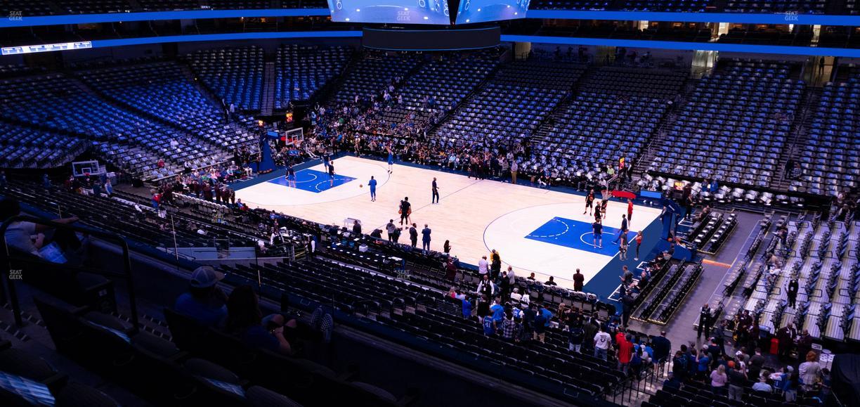 American Airlines Center - Section 215 Seat View