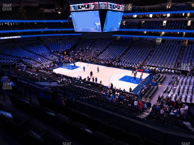 American Airlines Center - Section 215 Seat View