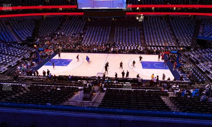 American Airlines Center - Section 217 Seat View