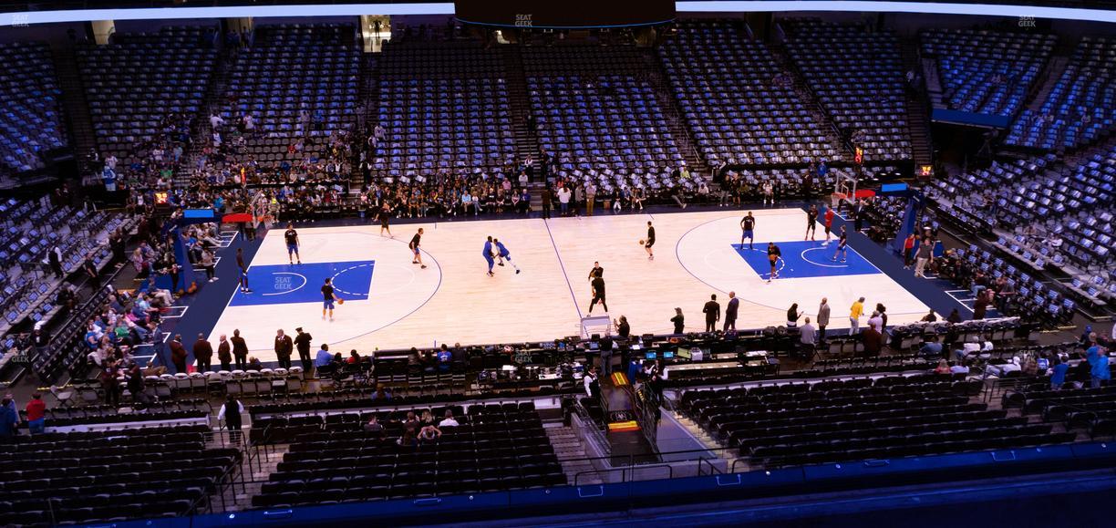 American Airlines Center - Section 218 Seat View