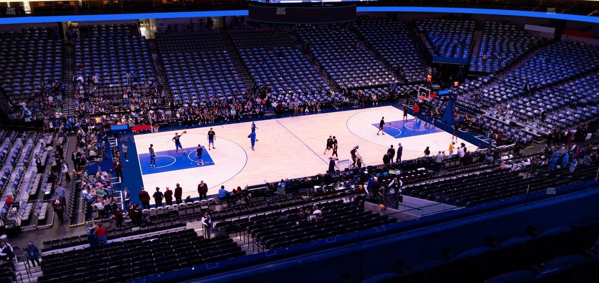 American Airlines Center - Section 219 Seat View