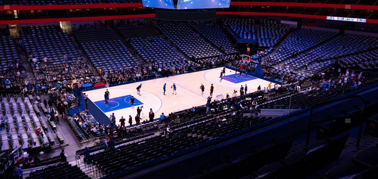 American Airlines Center - Section 220 Seat View