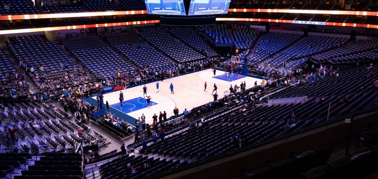 American Airlines Center - Section 221 Seat View