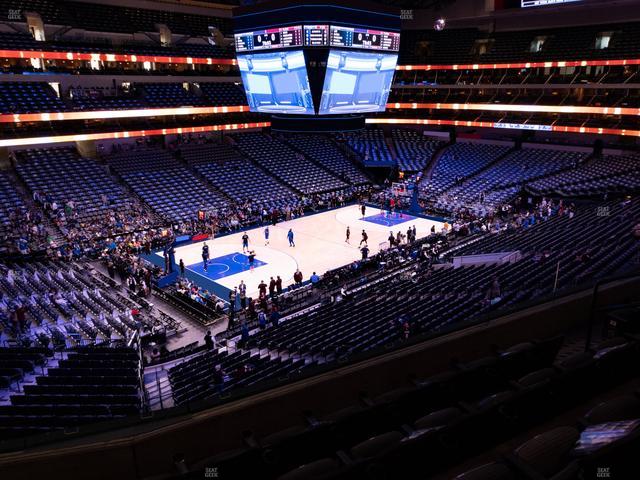 American Airlines Center - Section 221 Seat View