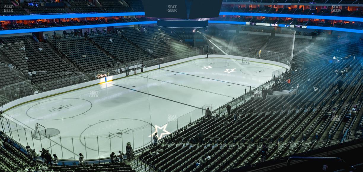 American Airlines Center - Section 222 Seat View