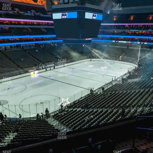 American Airlines Center - Section 222 Seat View