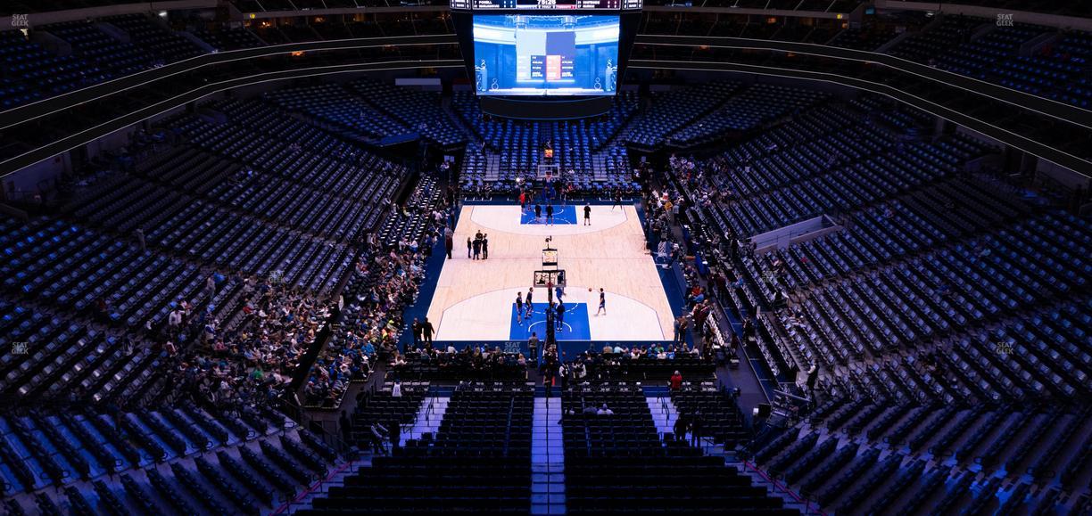 American Airlines Center - Section 301 Seat View