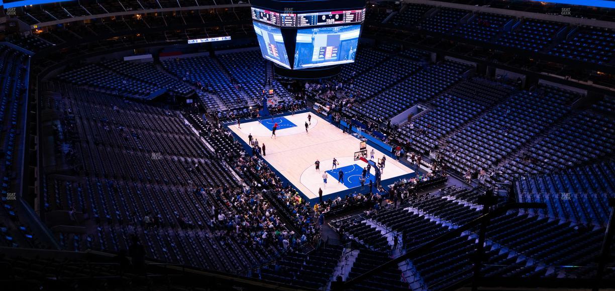 American Airlines Center - Section 304 Seat View