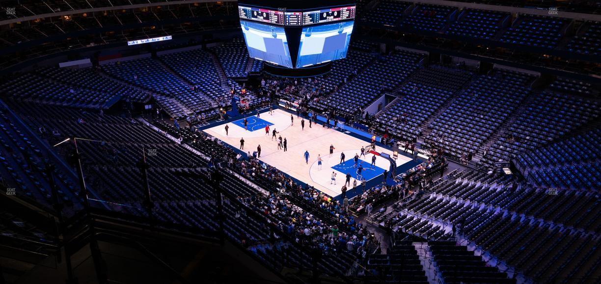 American Airlines Center - Section 305 Seat View