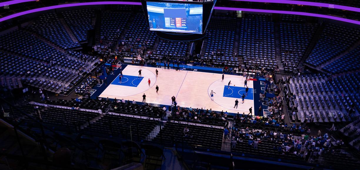 American Airlines Center - Section 309 Seat View