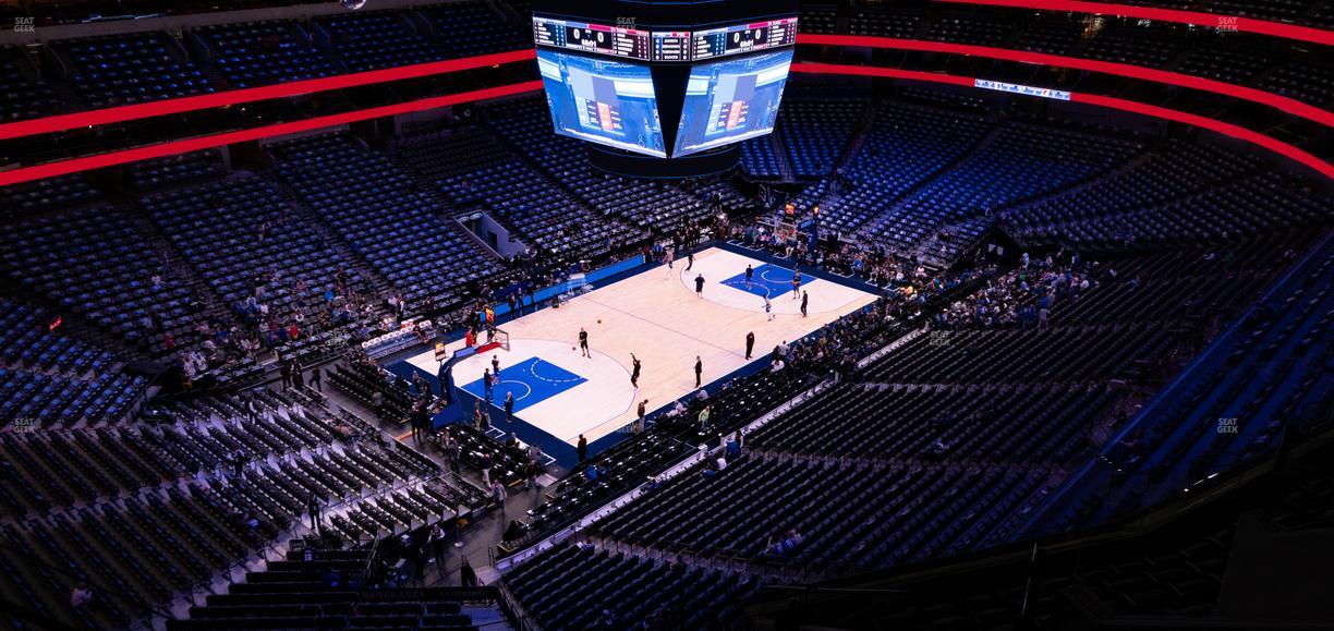 American Airlines Center - Section 314 Seat View