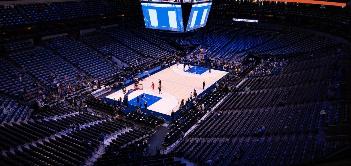 American Airlines Center - Section 315 Seat View